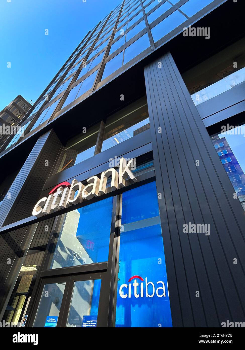 Citibank branch office, New York City, New York, USA Stock Photo