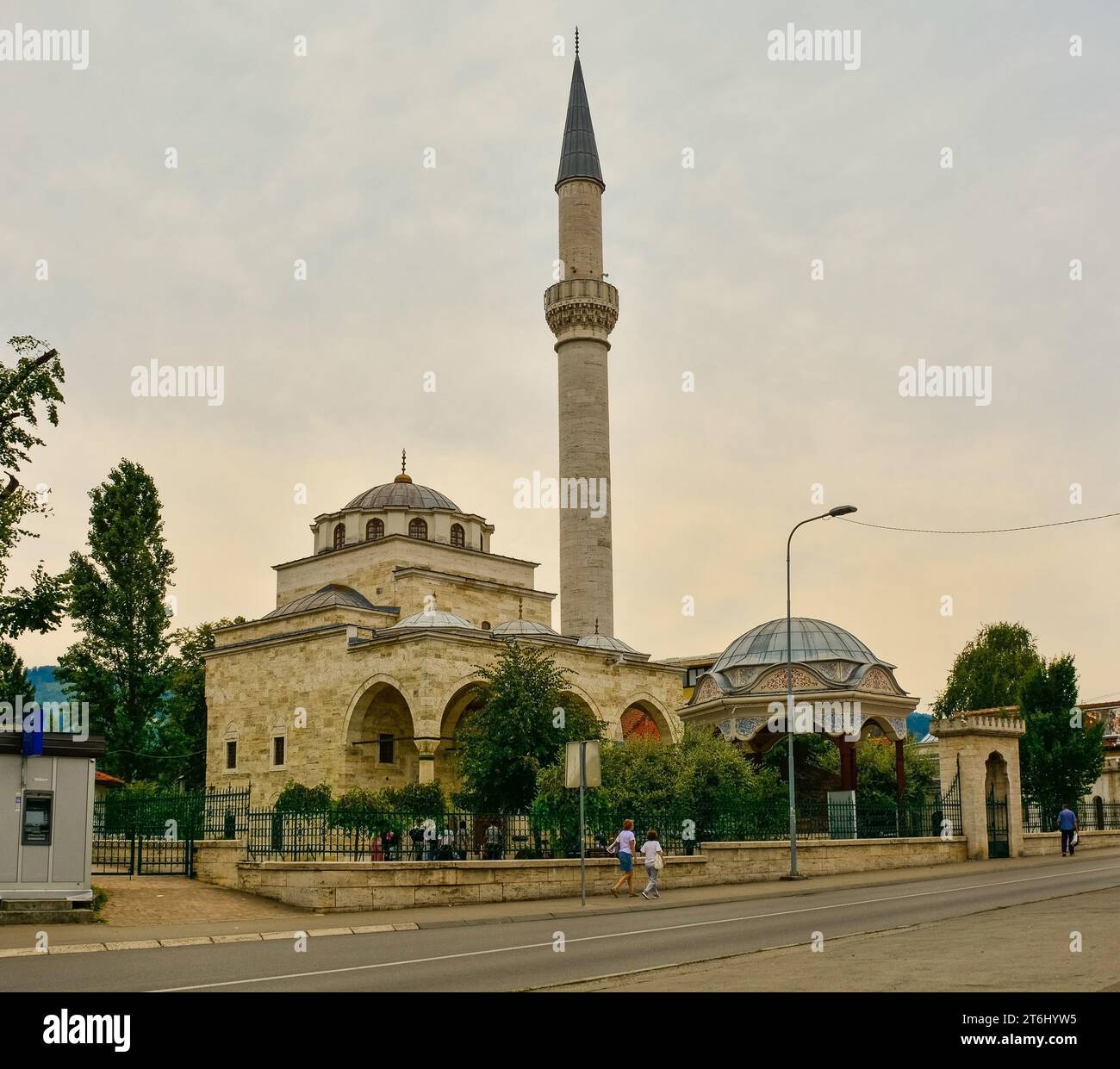 Banja Luka, Bosnia - September 3rd 2023. The landmark Ferhat Pasha Mosque in Banja Luka, Republika Srpska, Bosnia and Herzegovina. Stock Photo