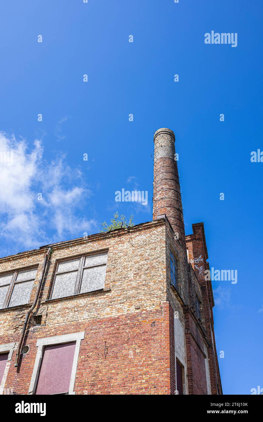 Old brick factory chimney Stock Photo Alamy