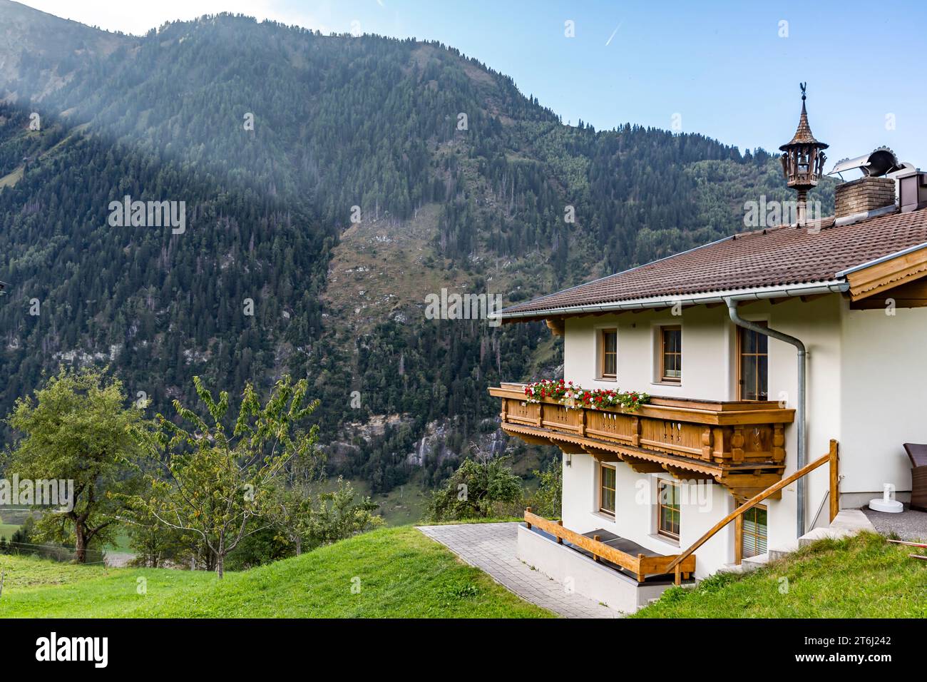Vacation home Tauernblick, Rauris, Raurisertal, Pinzgau, Salzburger Land, Austria Stock Photo