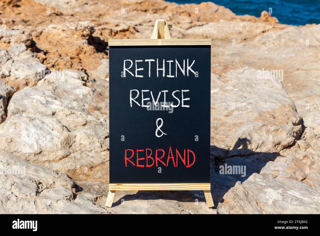 Rethink revise rebrand symbol. Concept word Rethink Revise and Rebrand ...