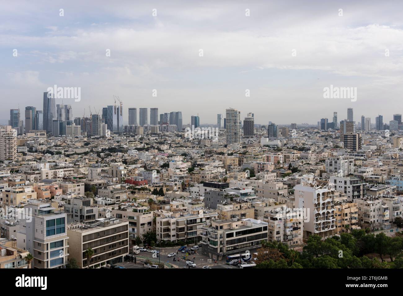 Aerial view bustling cityscape hi-res stock photography and images - Alamy
