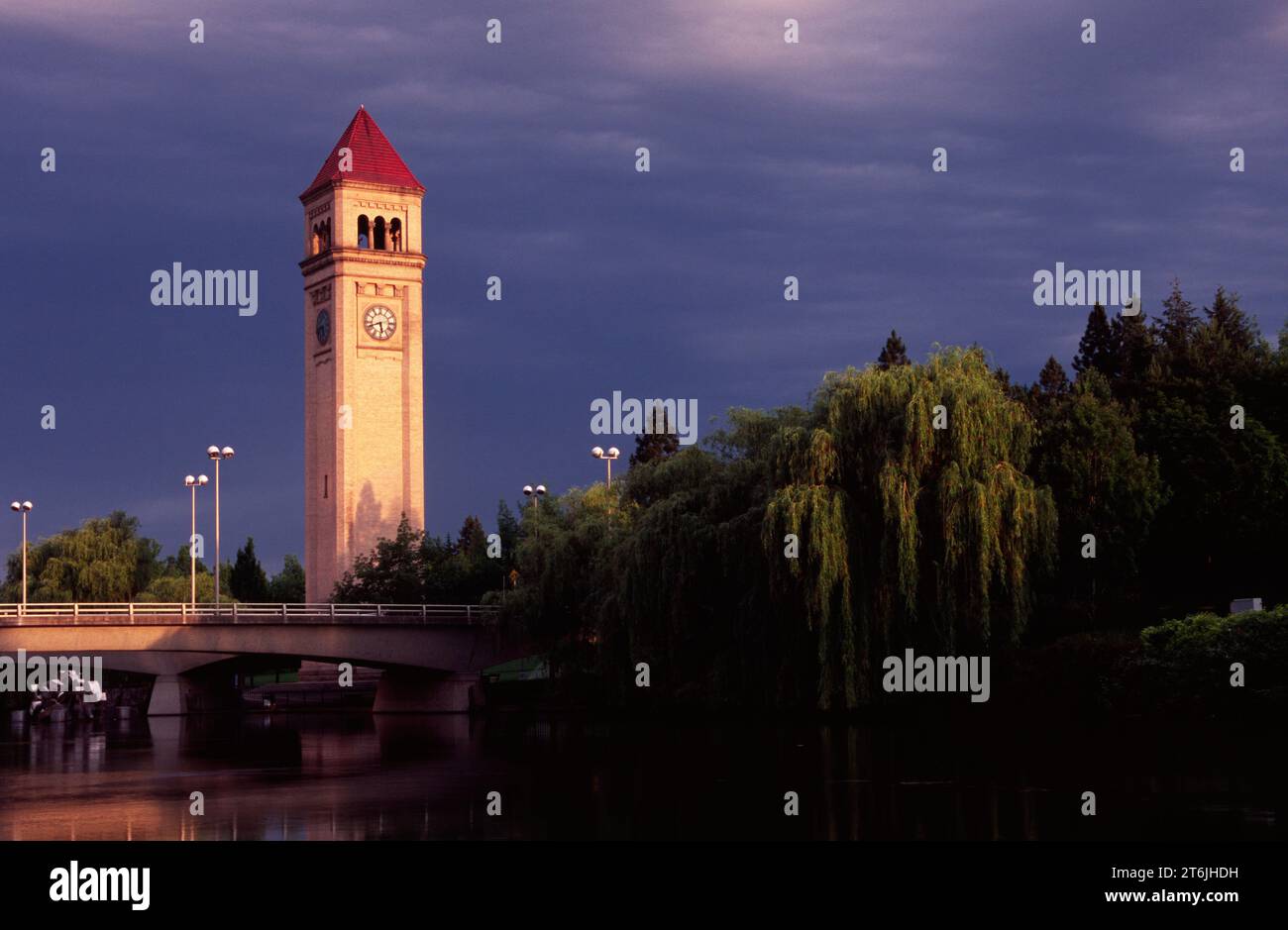 Clock Tower, Riverfront Park, Spokane, Washington Stock Photo Alamy