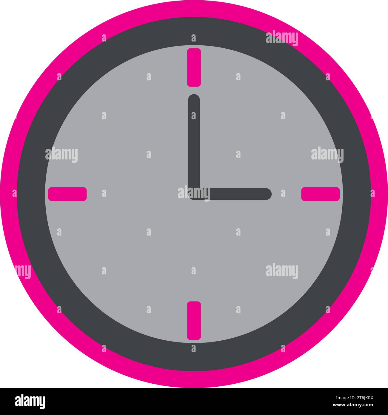 Isolated office wall clock icon Vector Stock Vector Image & Art - Alamy