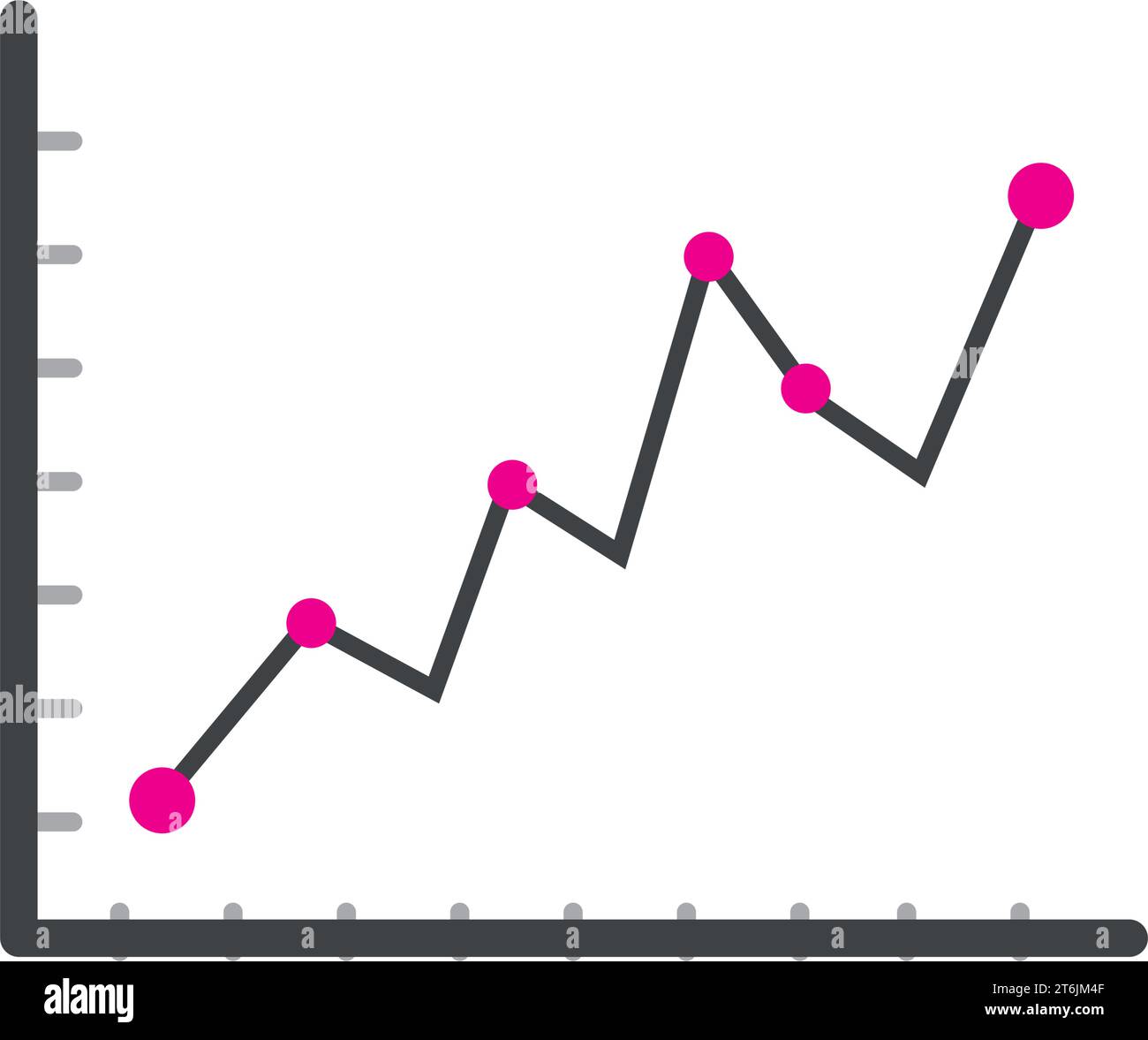 Isolated business graph icon Vector Stock Vector Image & Art - Alamy