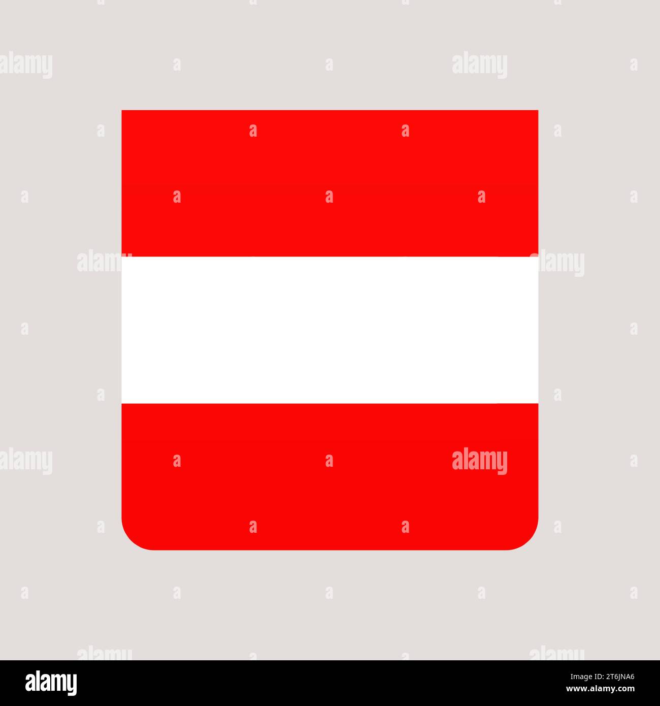 austria flag. vector illustration national flag isolated on light background. Stock Vector