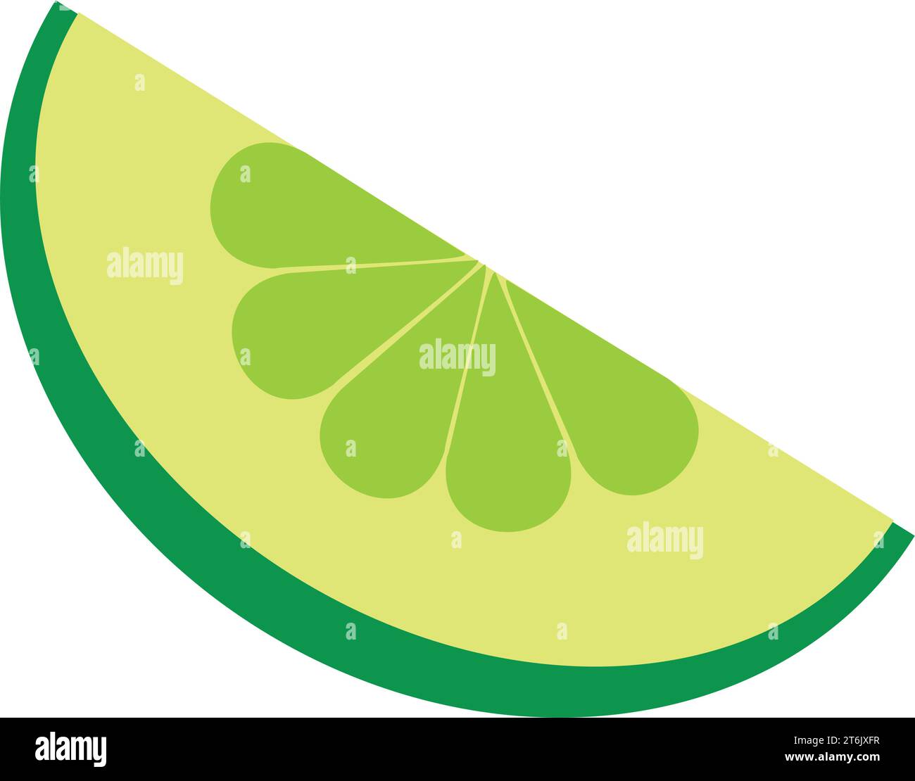 Slice lemon flat icon hi-res stock photography and images - Alamy
