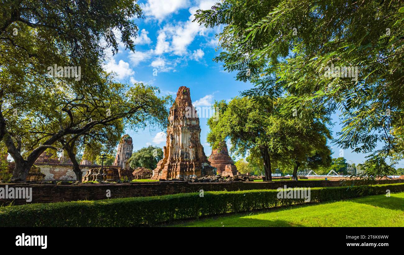 Time lapse ayutthaya historical park hi-res stock photography and ...