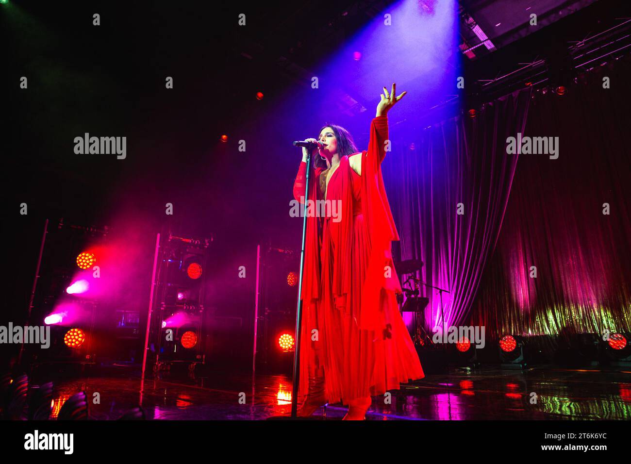 November 10, 2023: British singer / songwriter Jessie Ware performs in Manchester on the opening night of her That! Feels Good! UK Tour 2023 (Credit Image: © Myles Wright/ZUMA Press Wire) EDITORIAL USAGE ONLY! Not for Commercial USAGE! Stock Photo