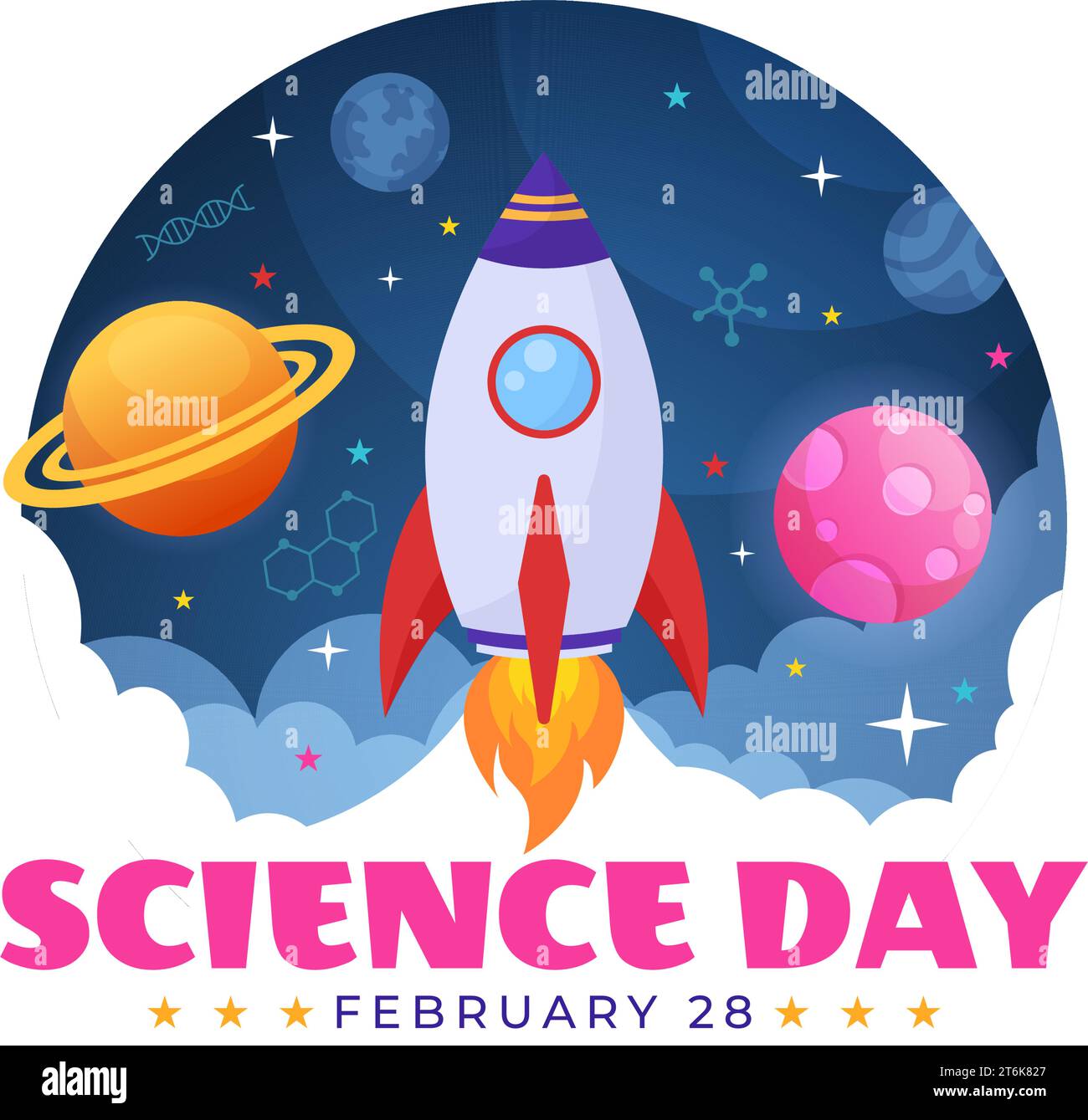 National Science Day Vector Illustration on February 28 Related to