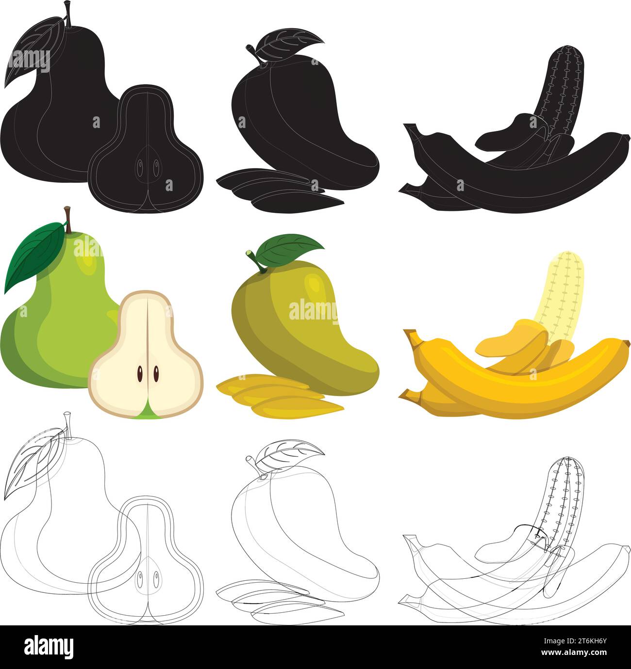 Fruit Design Illustration Vector Stock Vector Image & Art - Alamy