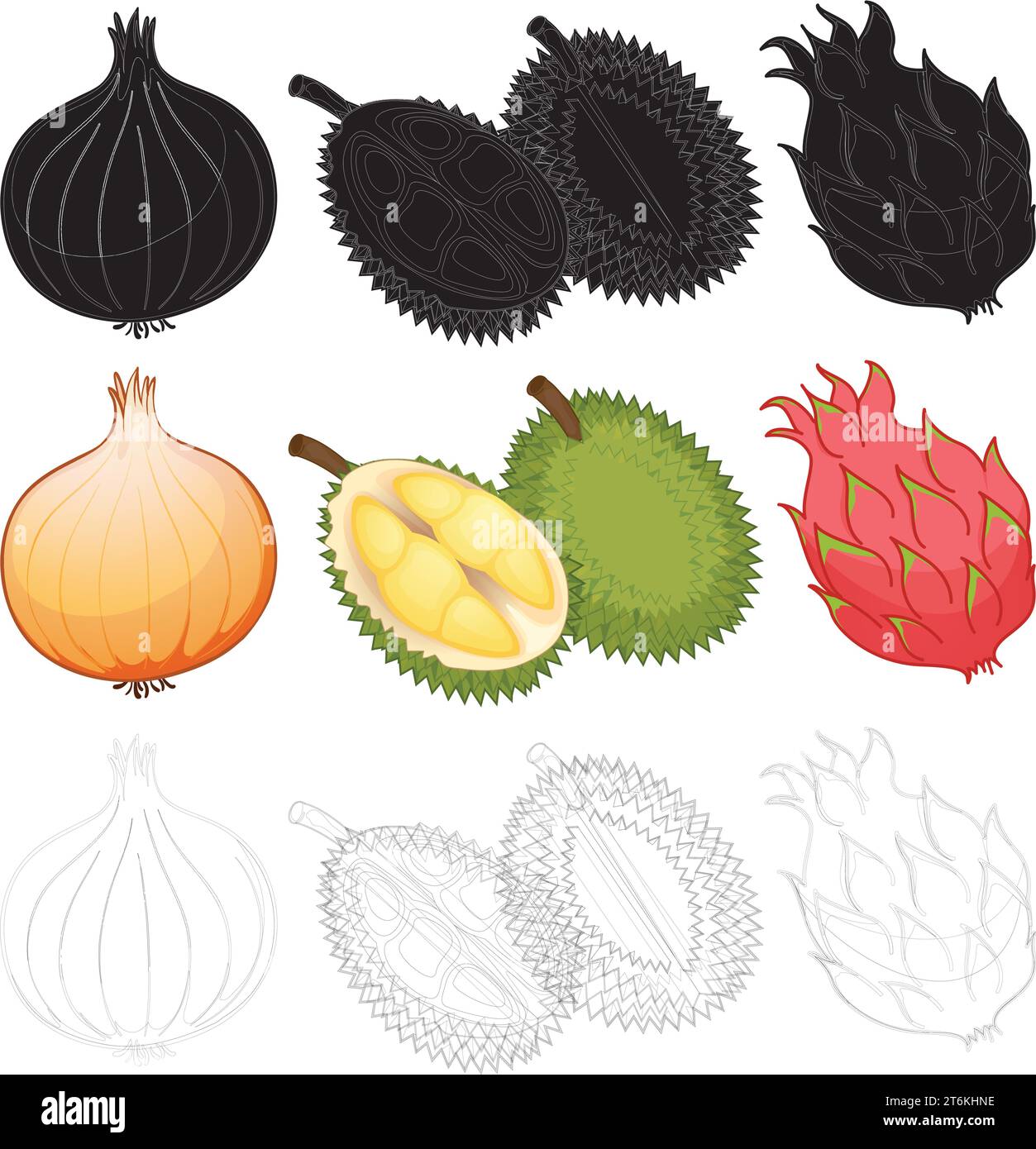 Fruit Design Illustration Vector Stock Vector Image & Art - Alamy