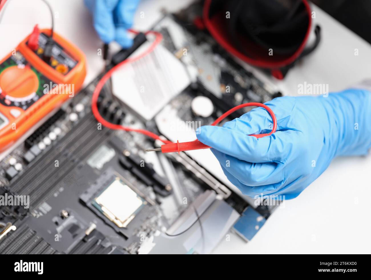 Motherboard Chip Repair Process photo