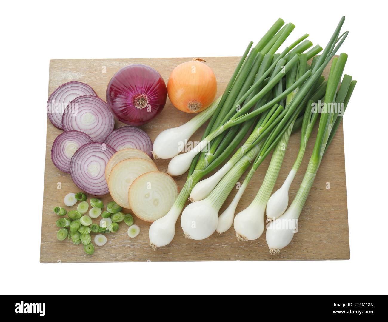 Board different kinds onion hi-res stock photography and images - Alamy