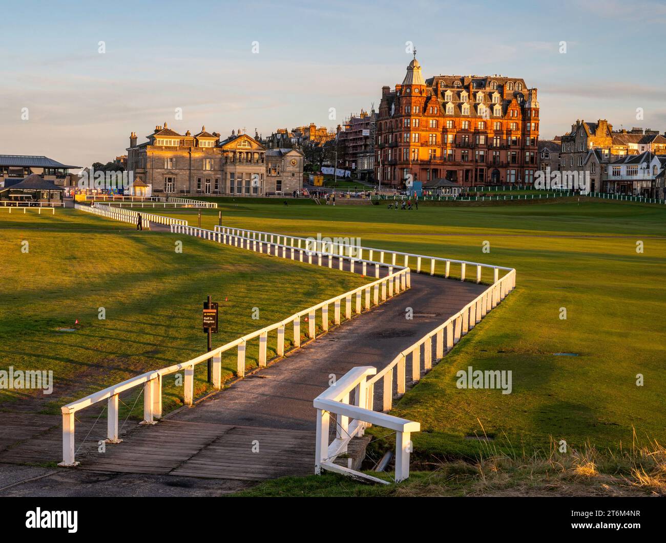 St andrews walking old course hi-res stock photography and images - Alamy