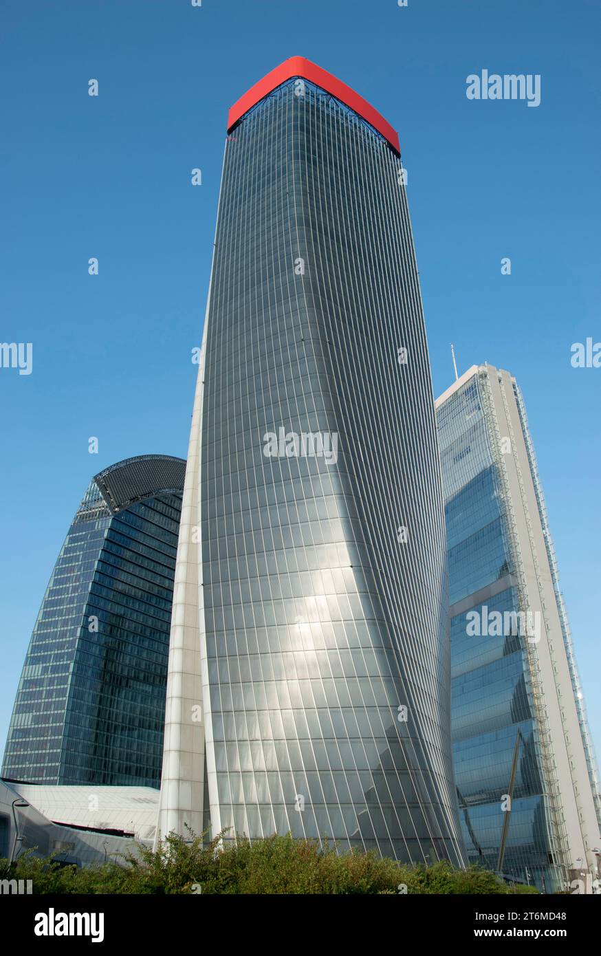 Modern skyscrapers in Milan, CityLife district, Italy Stock Photo