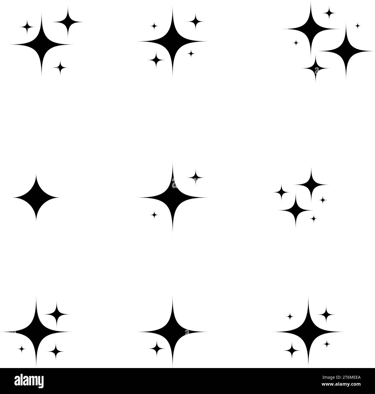 A set of shining and glowing stars, sparkle star icons, and stars with festive decoration particles create an abstract straight effect. Twinkling star Stock Vector