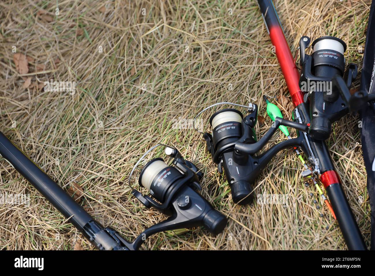 KYIV, UKRAINE - 4 MAY, 2023: Fishing Equipment of Flagman Brand