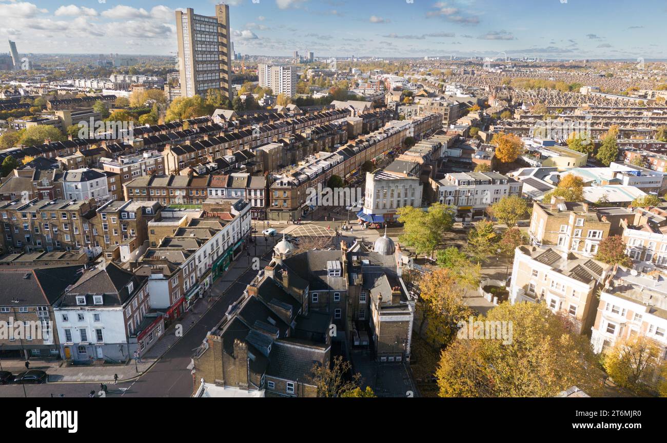 Harrow Rd Harrow Road City of Westminster London Stock Photo - Alamy