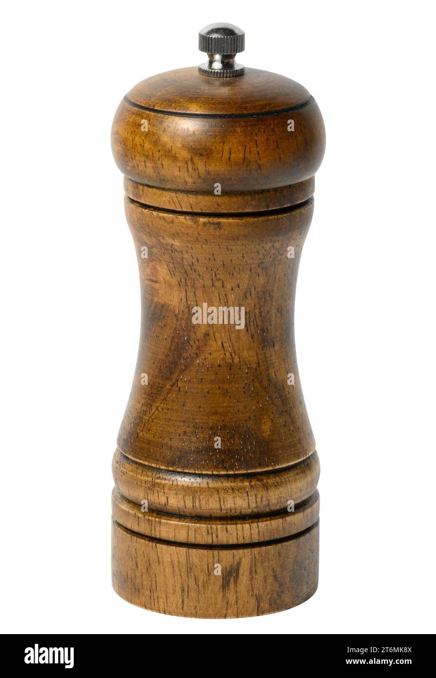https://c8.alamy.com/comp/2T6MK8X/wooden-pepper-mill-on-a-white-background-made-of-wood-and-has-a-metal-handle-on-top-2T6MK8X.jpg