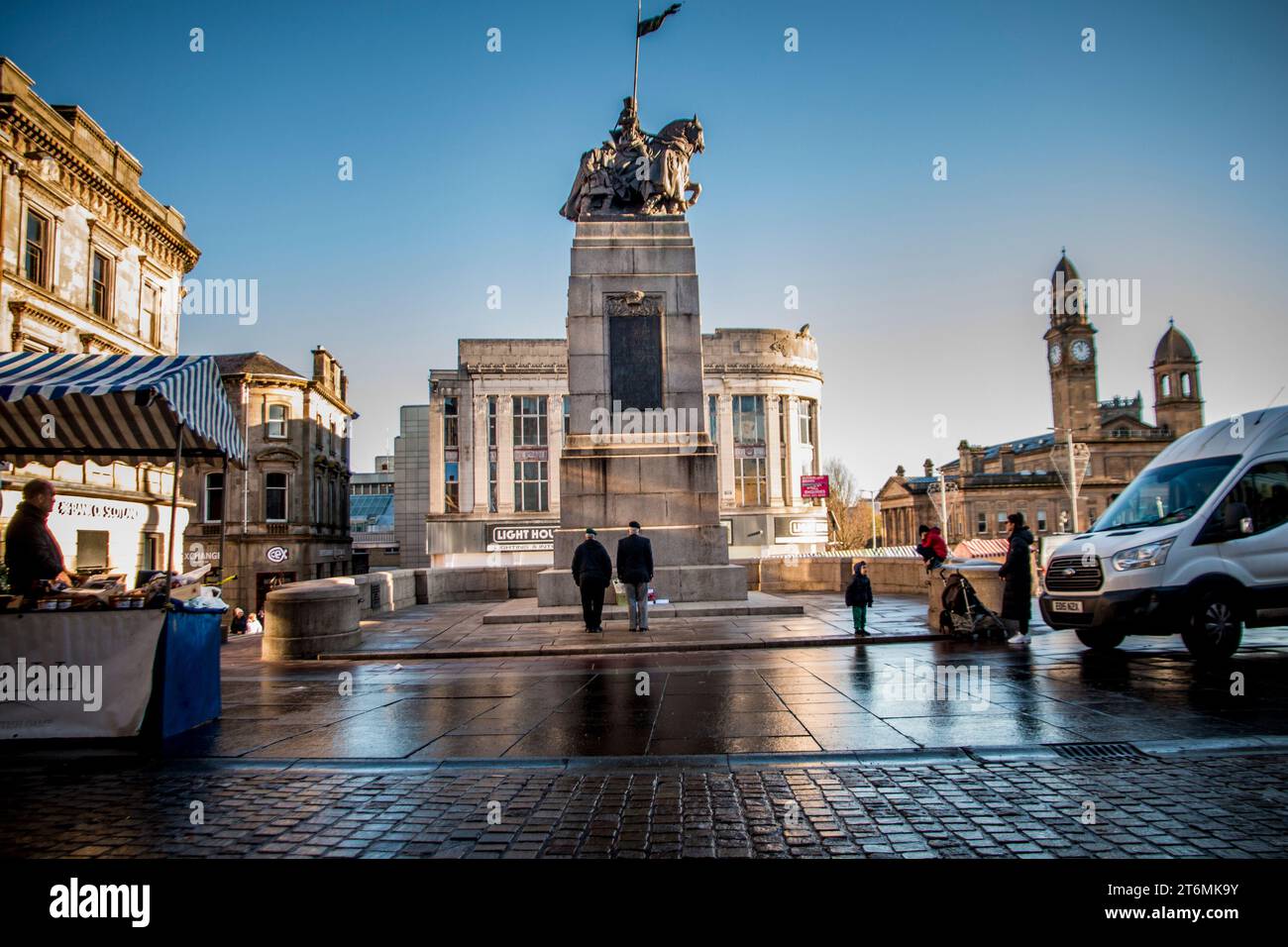 Paisley Cenotaph Remembrance Day Novemeber 11th 2023 Stock Photo