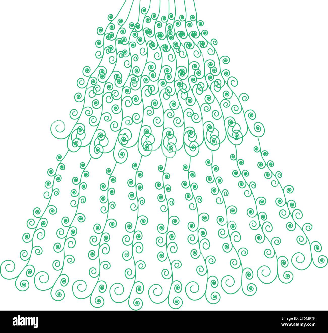 Floral circular design elements. line outer frame floral design, elements, frames, calligraphic. Vector floral illustration with branches. Stock Vector