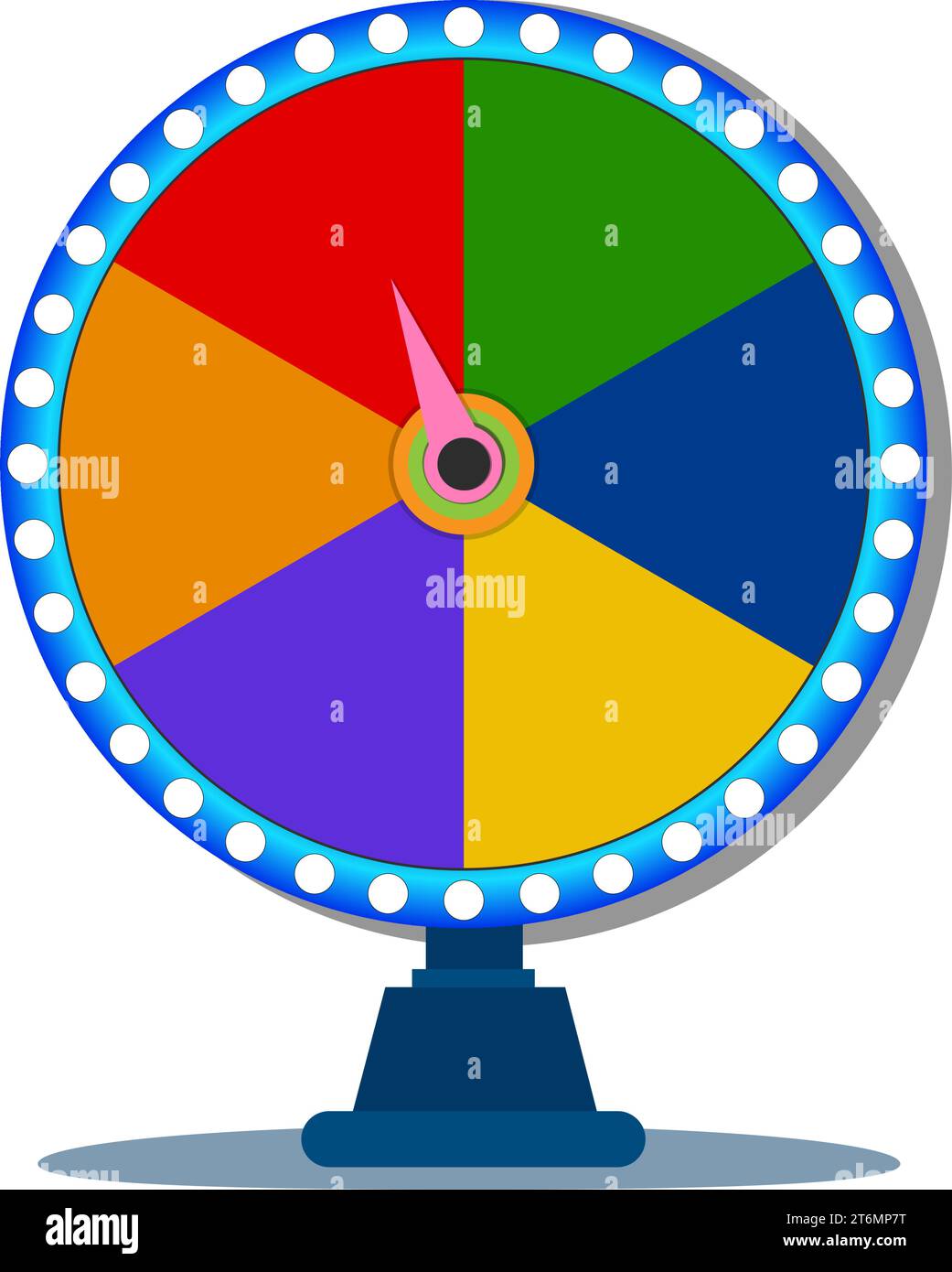 Blank wheel of fortune 12 slots icon. Clipart image isolated on white