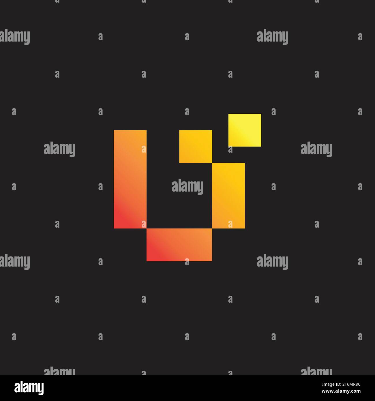 letter b gradient open box carton logo vector Stock Vector