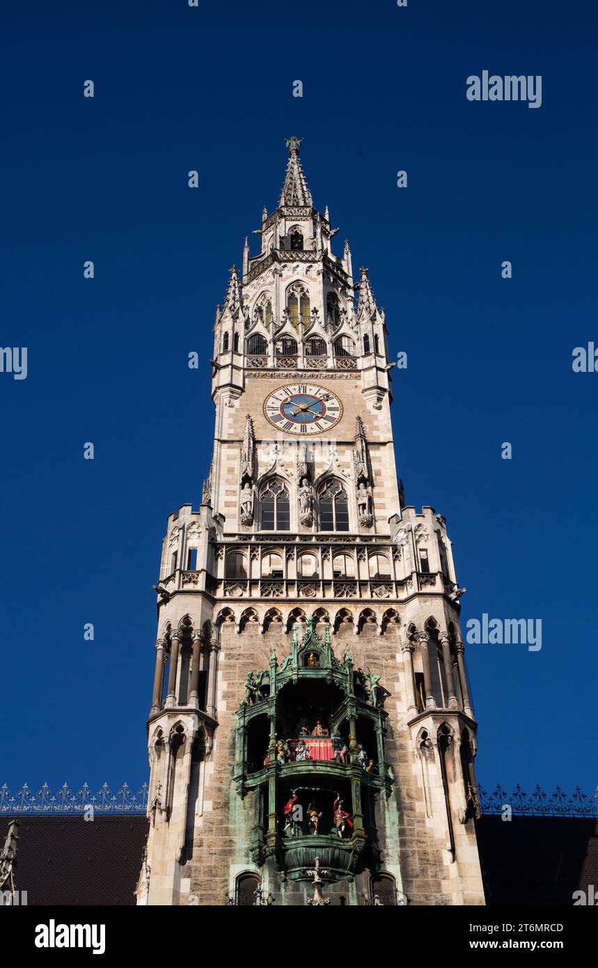 Clock Tower with Glockenspiel, New Town Hall, Marienplatz (Plaza