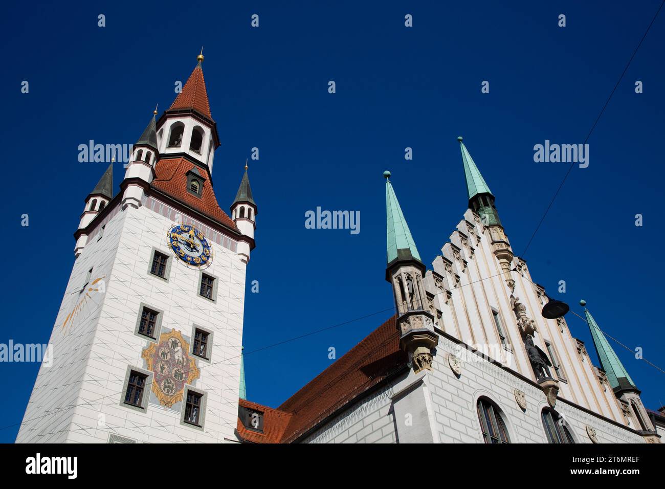 Clock tower altes rathaus hi-res stock photography and images - Alamy