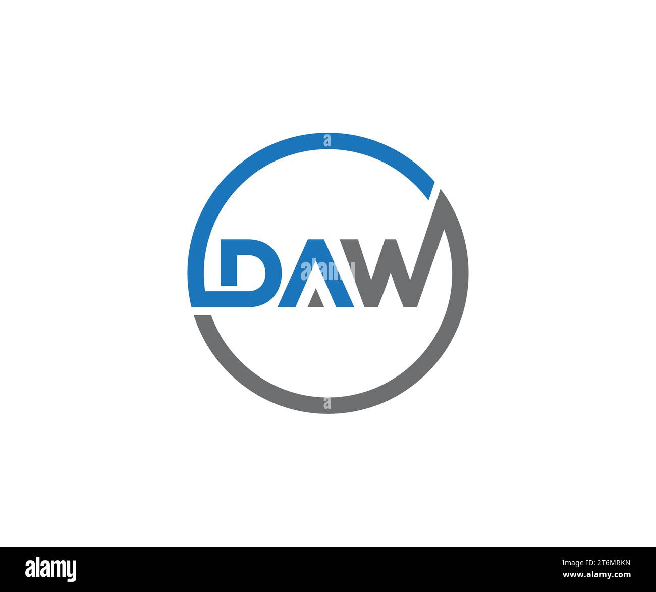 DAW logo design vector Stock Vector Image & Art Alamy