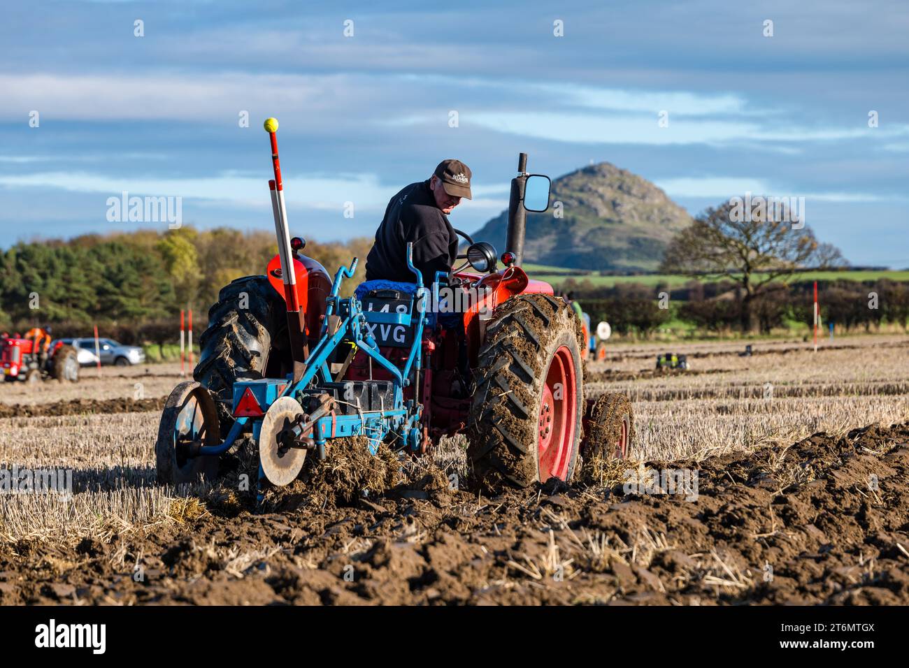 Ploughing with tractors hires stock photography and images Alamy