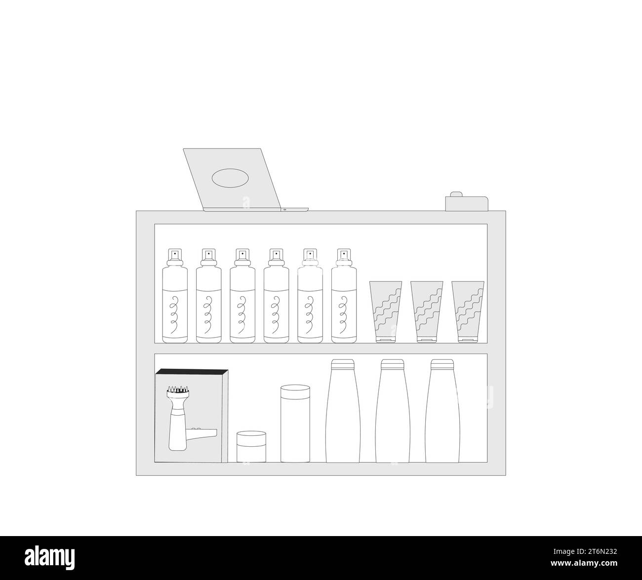 https://c8.alamy.com/comp/2T6N232/hair-care-store-corner-cosmetic-section-with-conditioners-shampoo-and-hair-treatment-counter-vector-illustration-2T6N232.jpg