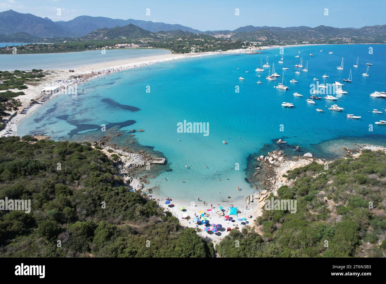 Porto Giunco Beach, Sardinia, Italy Stock Photo
