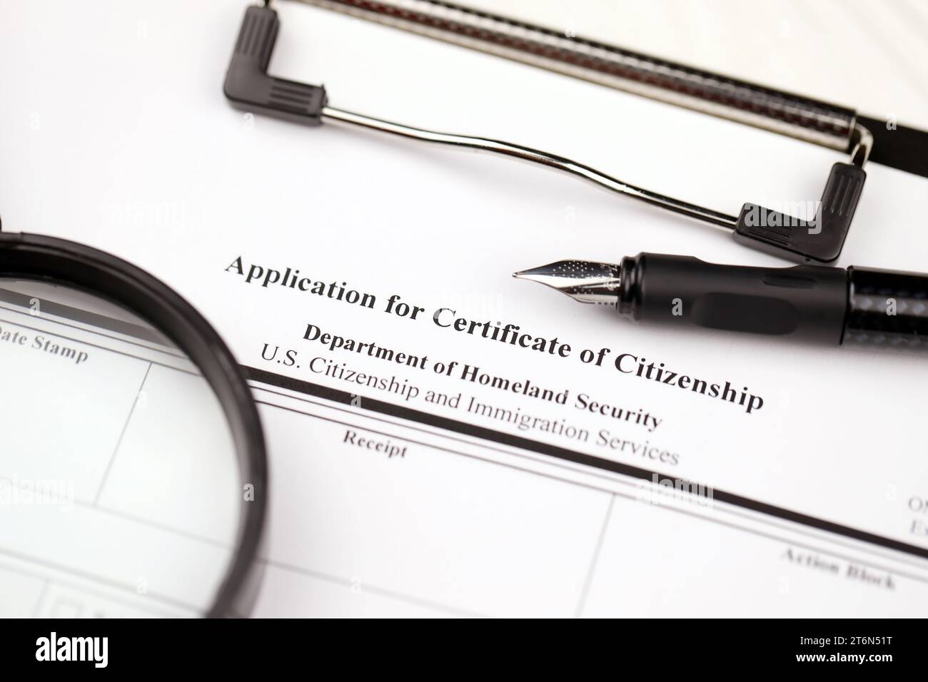 N-600 Application for Certificate of Citizenship blank form on A4 ...