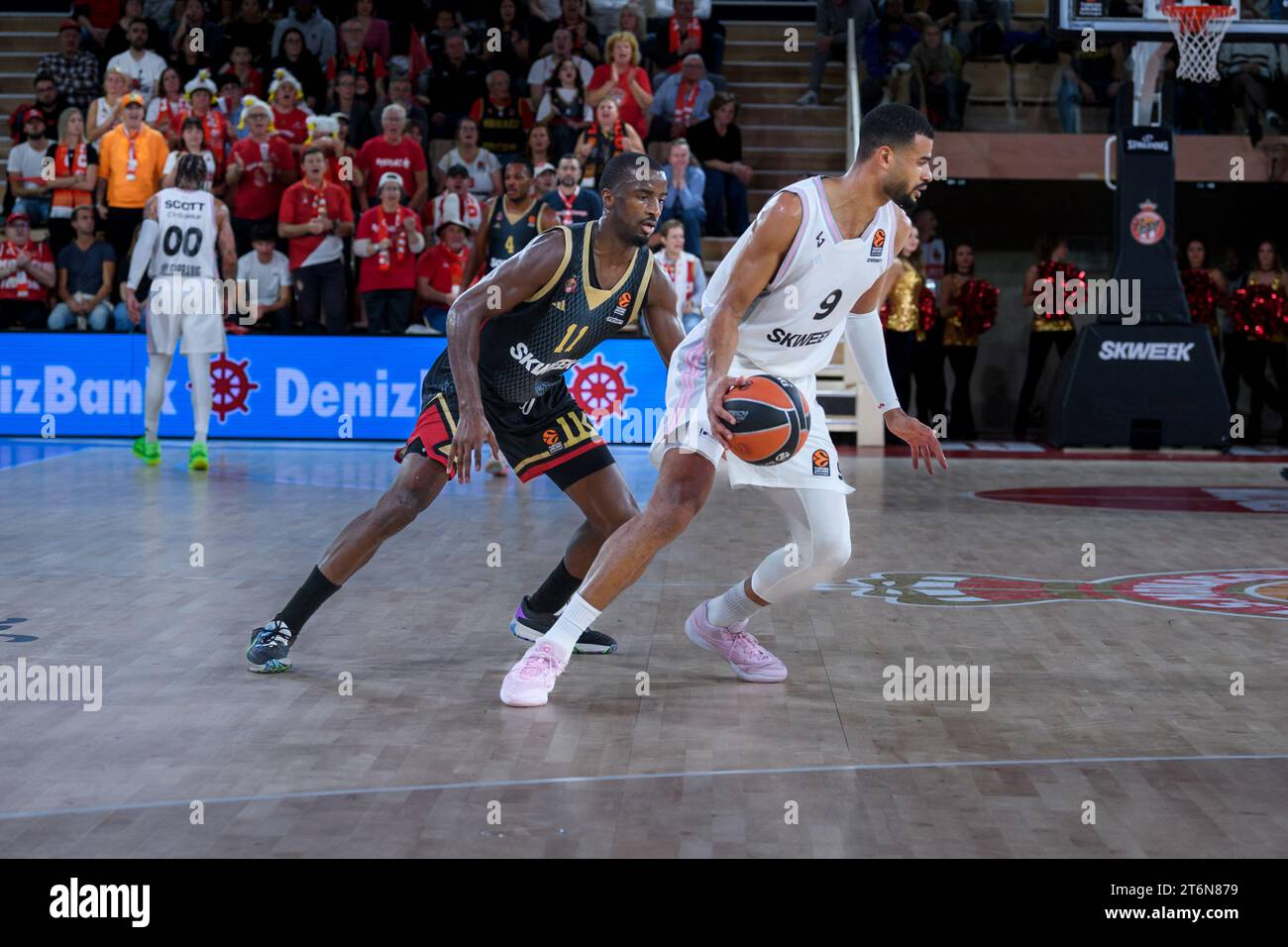 Monaco player # is seen in action during day 7 of the Turkish Airlines