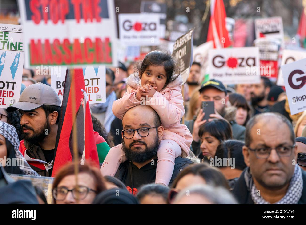 People take part in a Scottish Palestine Solidarity Campaign