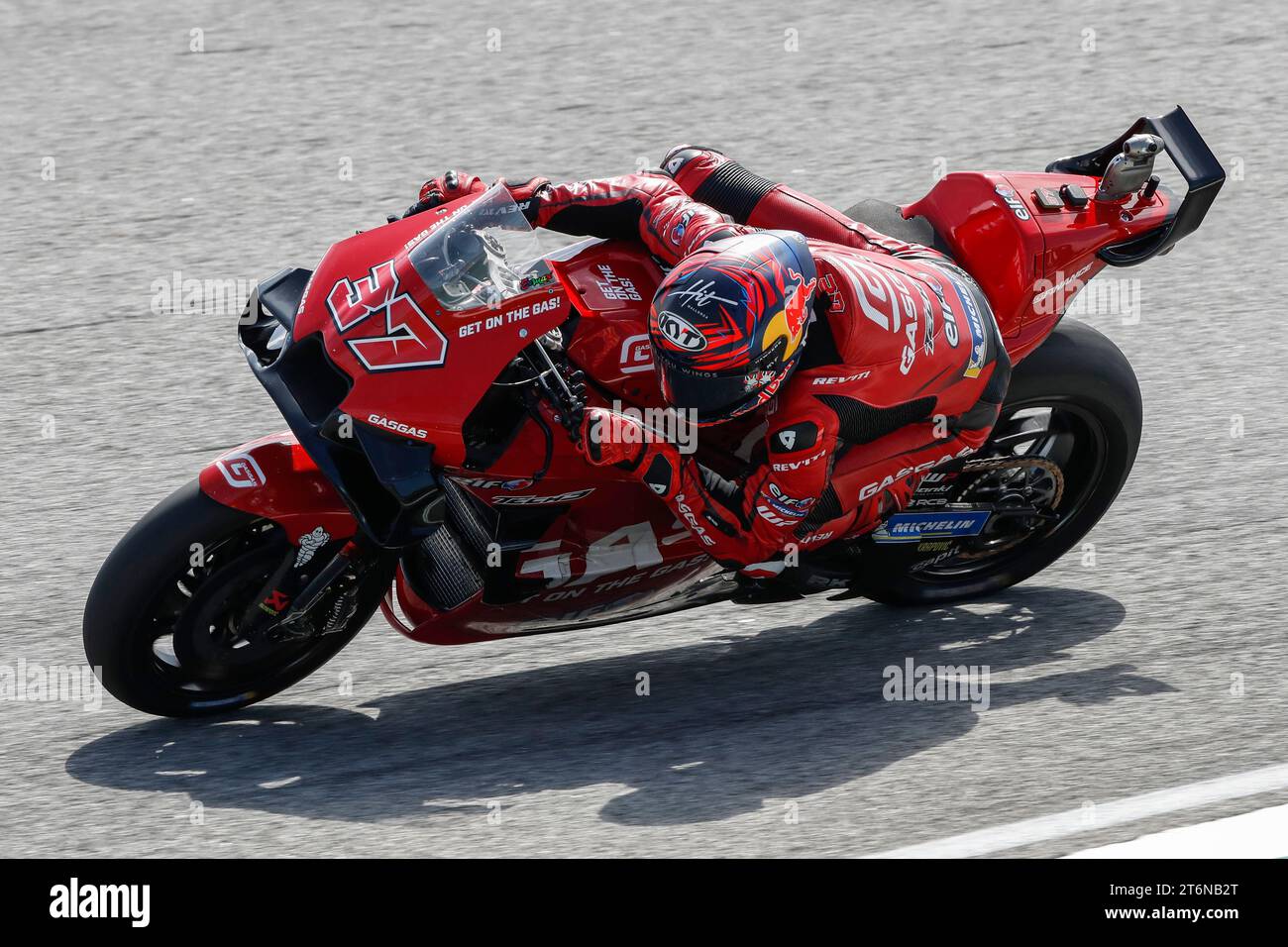 Spanish rider Augusto Fernandez of Gasgas Factory Racing Tech3 in ...