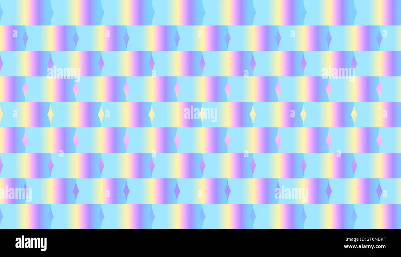 Holographic abstract pattern, geometric background. Vector image. Stock Vector