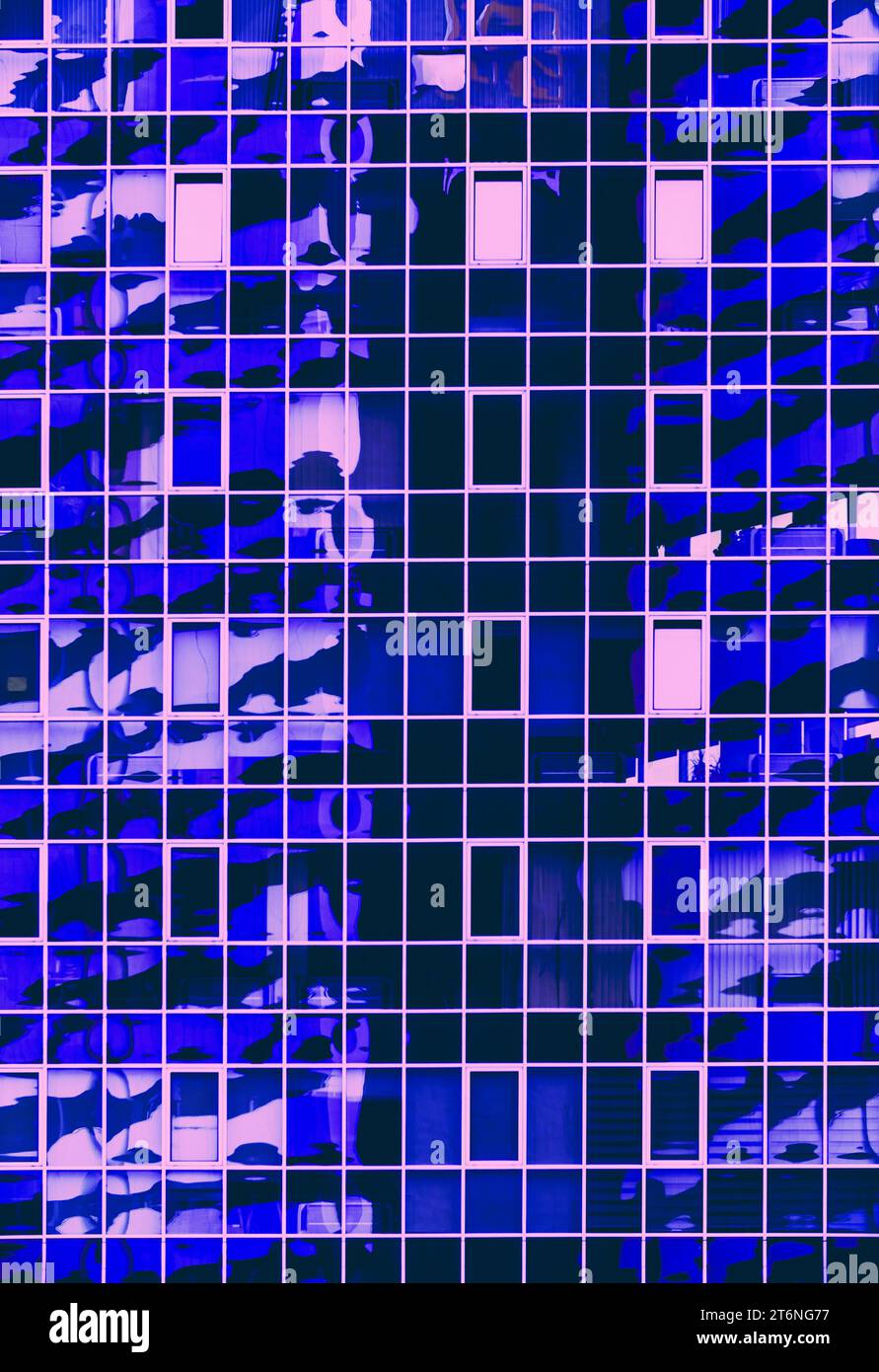 Abstract building for a background. Generic downtown construction of ...