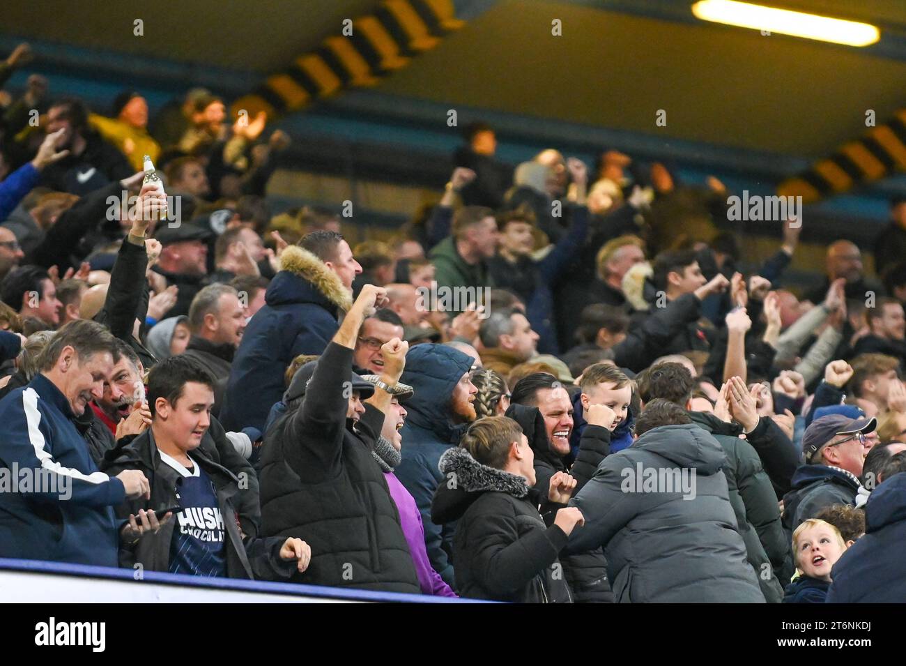 Millwall FC Fan pleading with the ref Stock Photo - Alamy