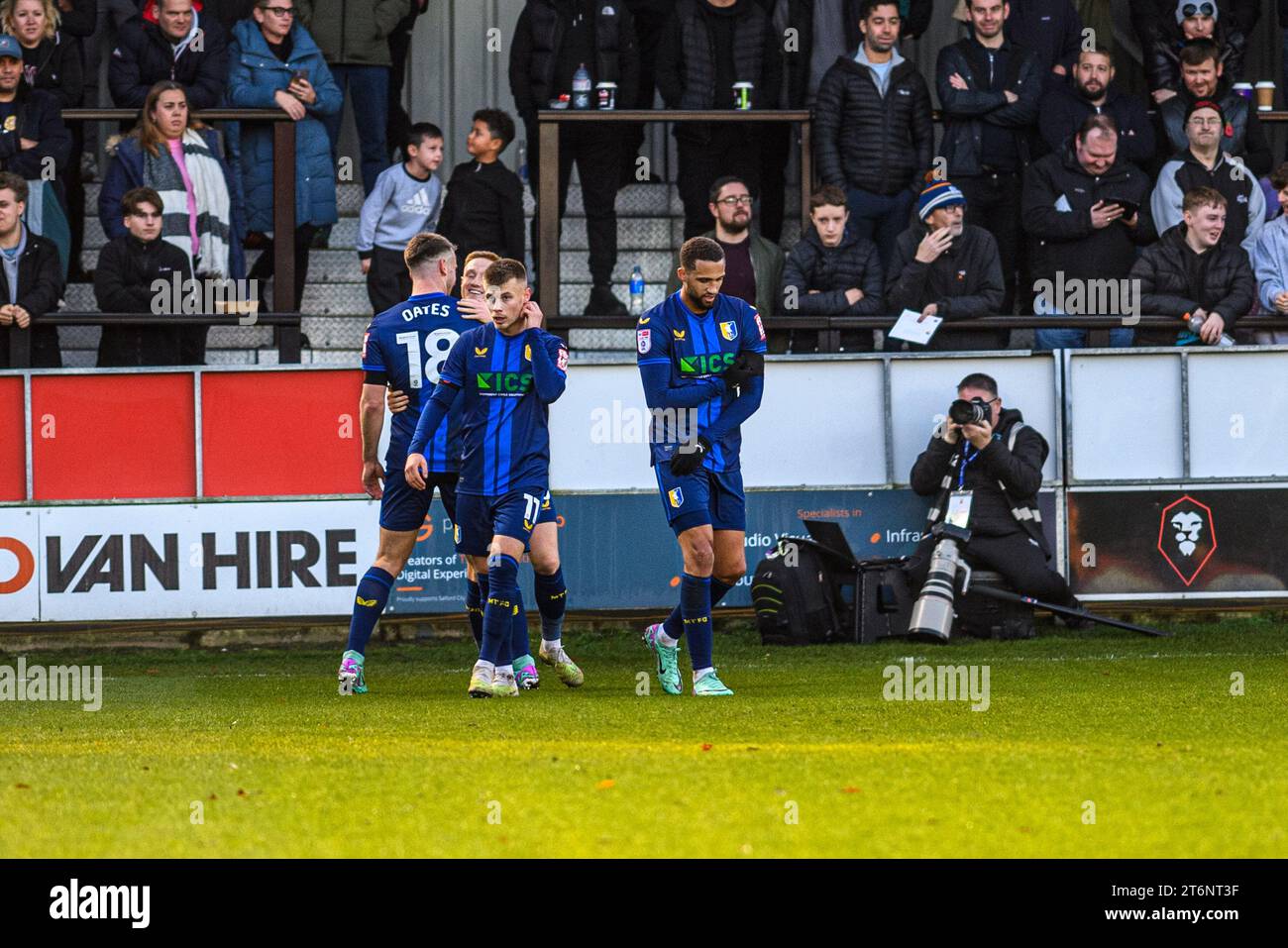 Mansfield Town's Davis Keillor-Dunn celebrates scoring his side's ...