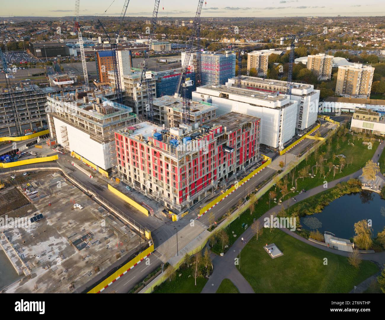 Brent Cross Town is a new park town for London Stock Photo - Alamy