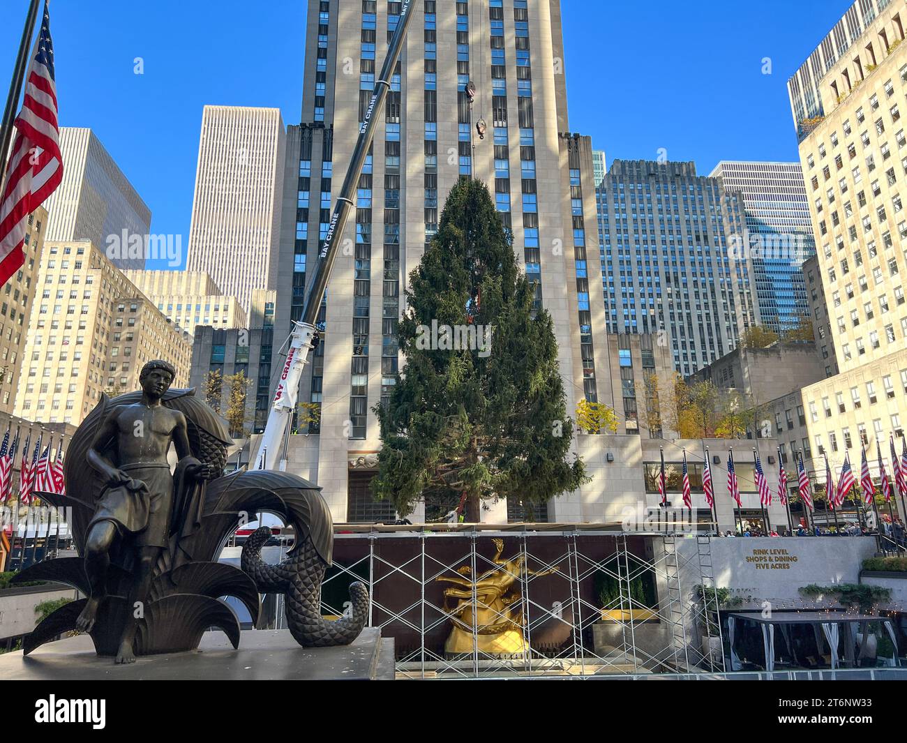 New York City, United States. 11th November, 2023. Rockefeller Center