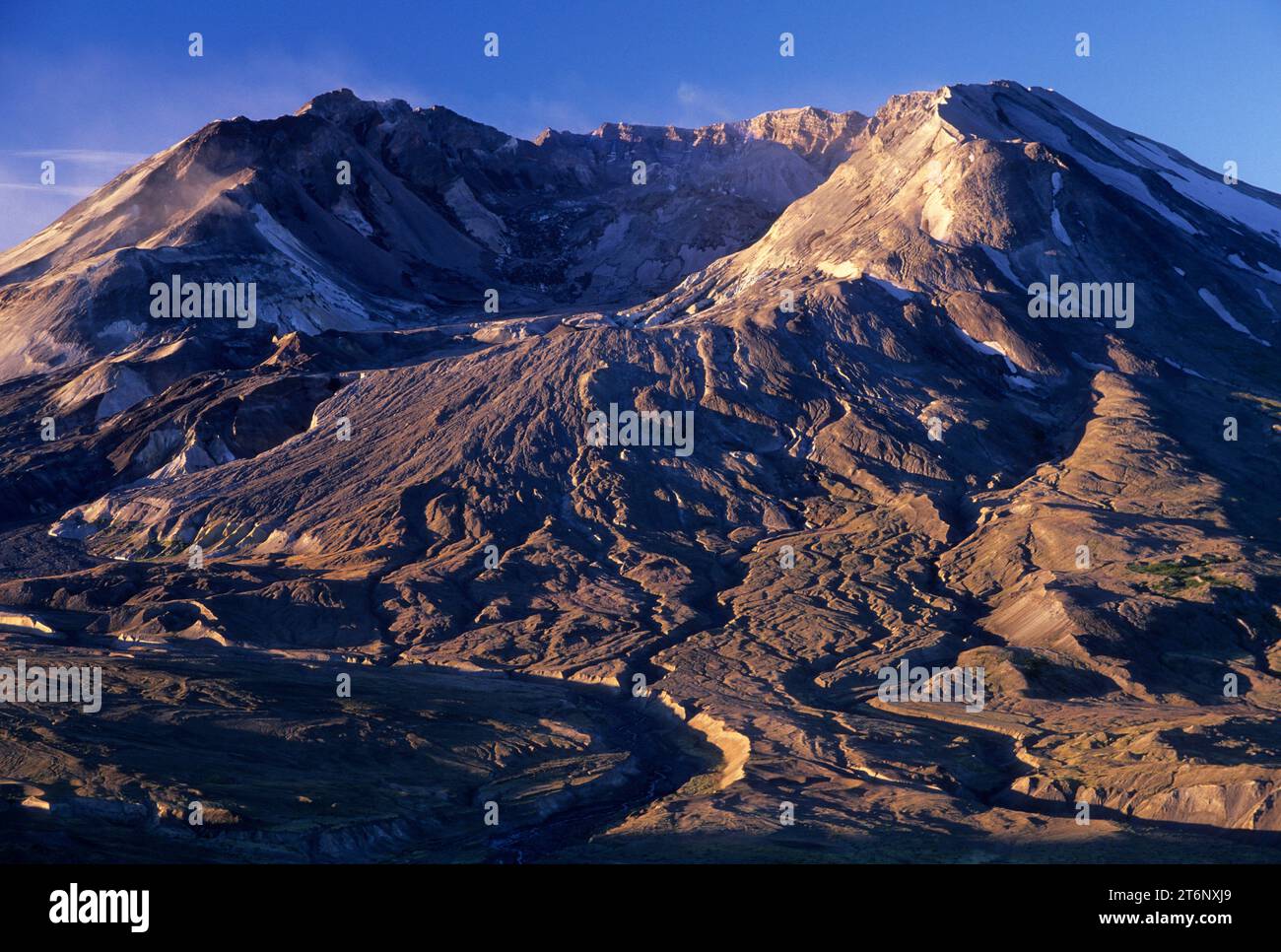 Mt St Helens from Johnston Ridge, Mt St Helens National Volcanic Monument, Washington Stock Photo