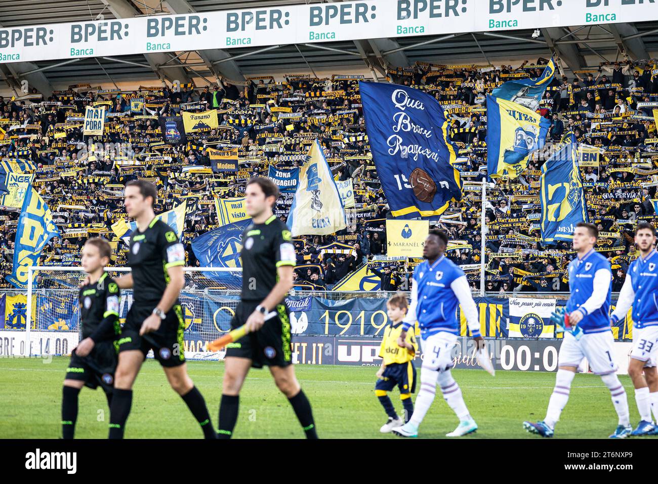 Fans of Modena during the Italian soccer Serie B match Como 1907 vs News  Photo - Getty Images