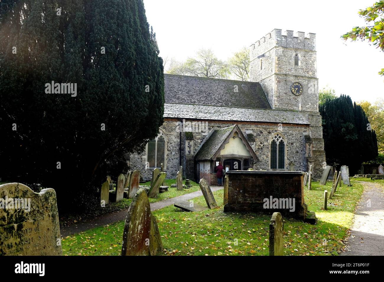 st nicholas church and churchyard,sturry,canterbury,kent,uk Stock Photo