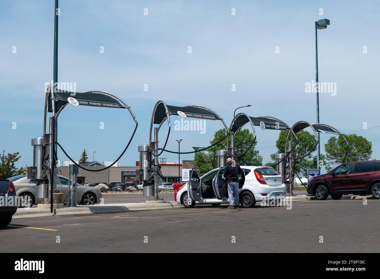 BEMIDJI, MN 3 JUN 2023 Several self serve car vacuum stations and