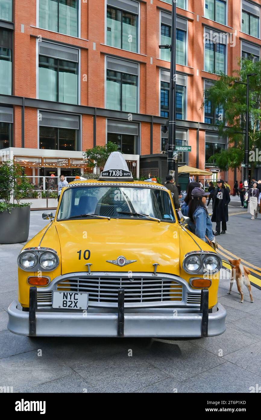 Décor "Welcome" Taxi De New York City - Objet De Décoration D'occasion - Thème Taxi