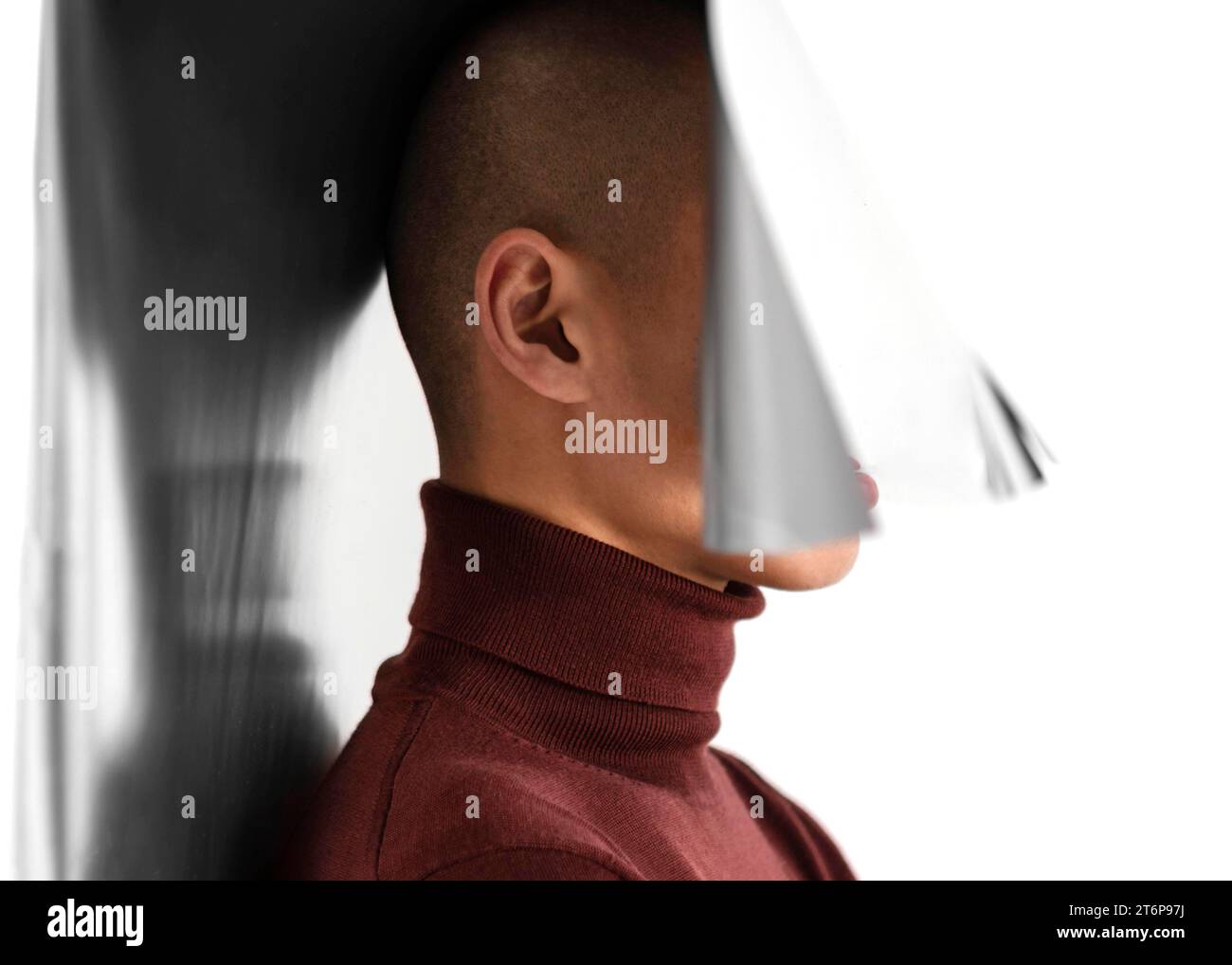 Portrait man no face avatar hi-res stock photography and images - Alamy